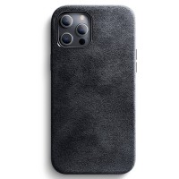 Чехол Alcantara Magsafe IPhone 13 Pro (черный)